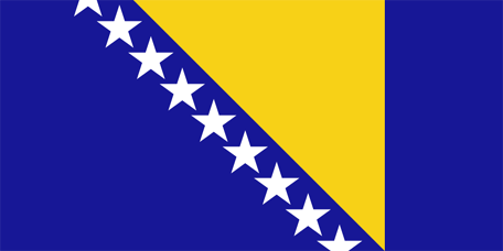 Flag of Bosnien & Herzegovina